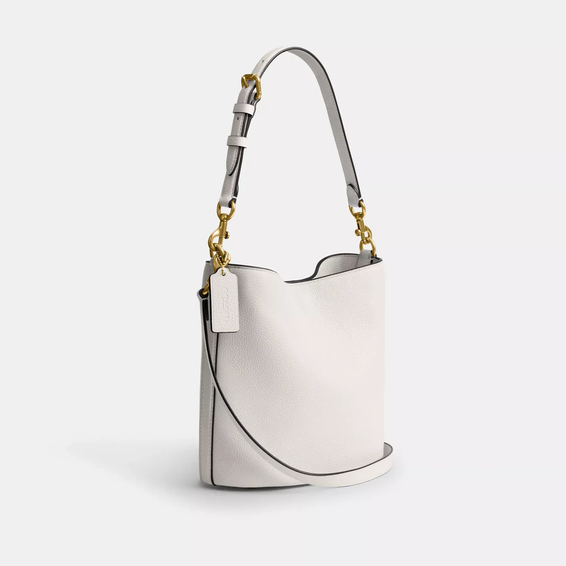 Willow Soft Bucket Bag 19 Chalk