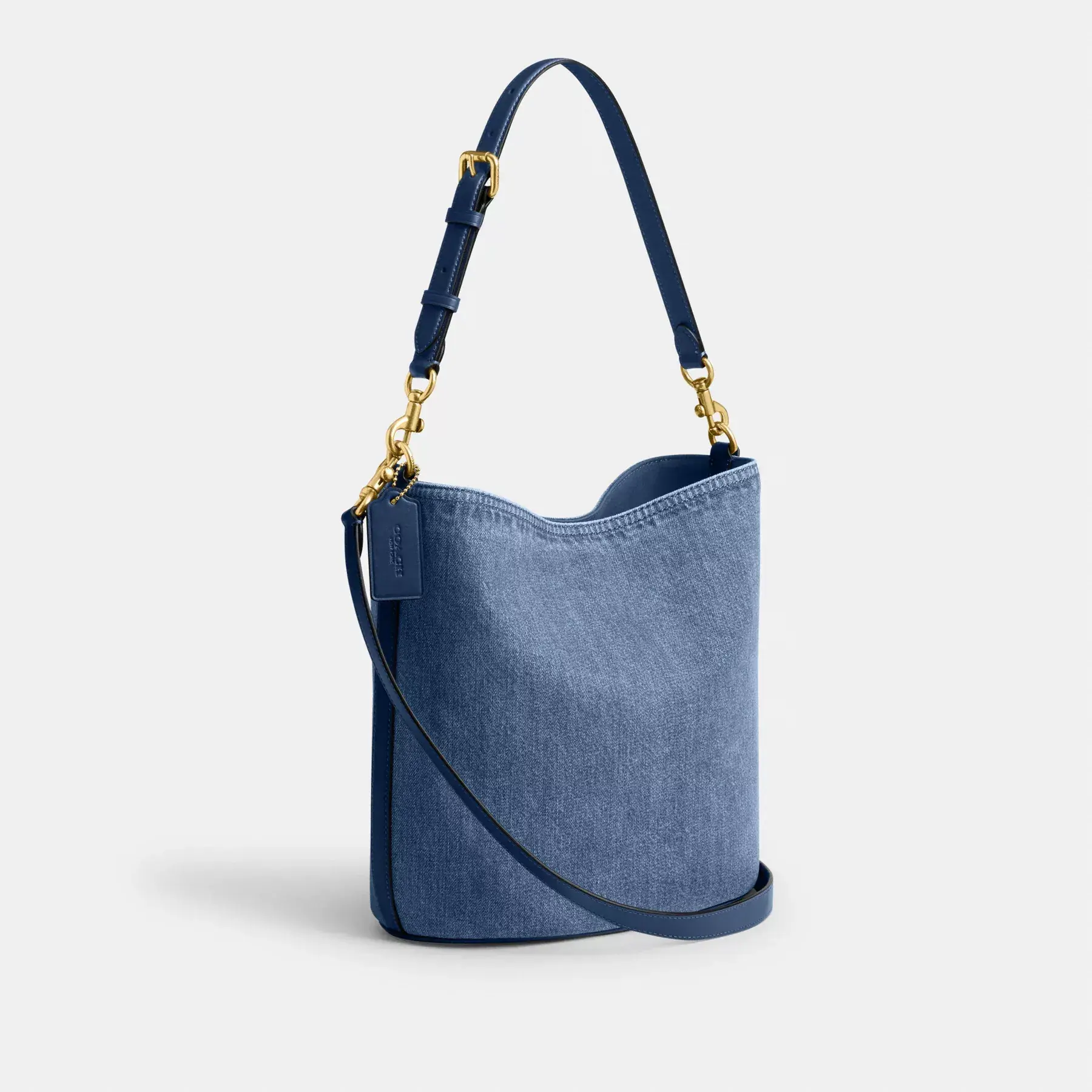 Willow Soft Bucket Bag Deep Blue