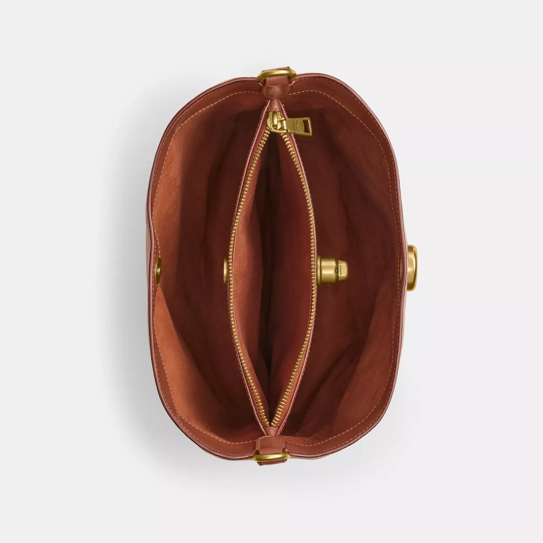 Willow Soft Bucket Bag In Signature Canvas Tan Caramel Willow Soft Bucket Bag In Signature Canvas Tan Caramel