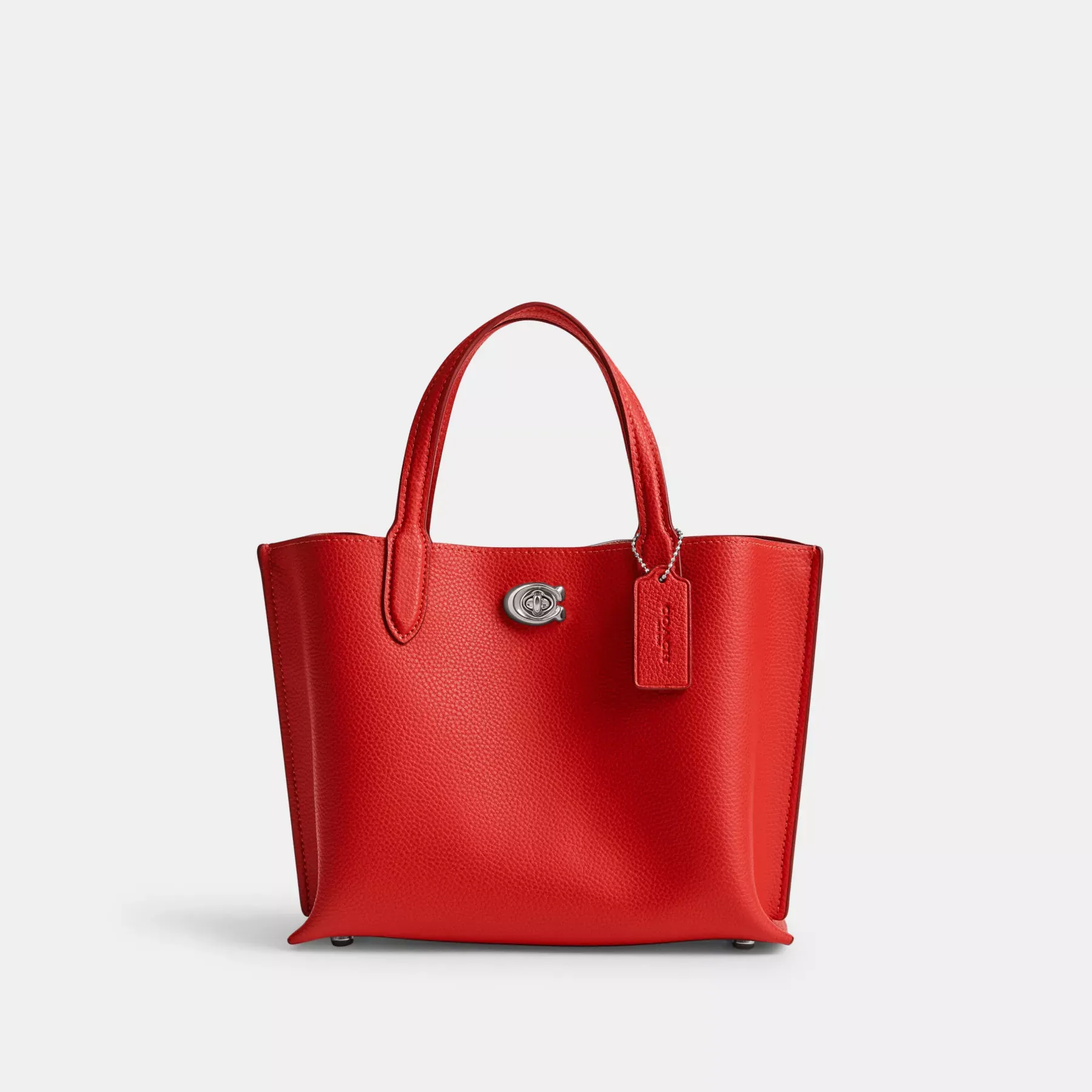 Willow Tote 24 With Heart Charm Sport Red