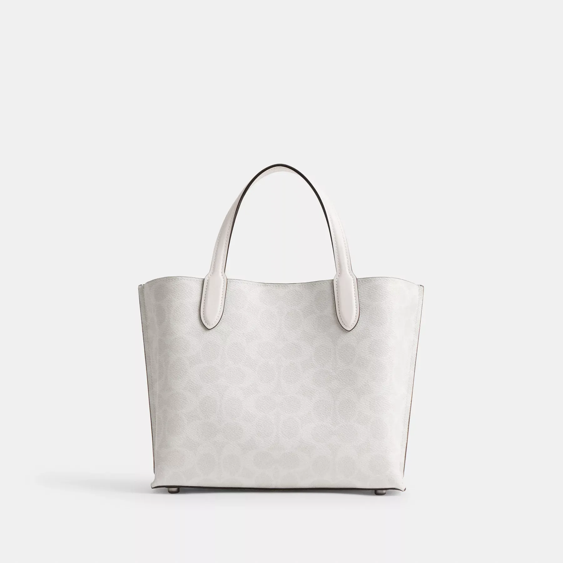 Willow Tote Bag 24 In Signature Canvas White Chalk Willow Tote Bag 24 In Signature Canvas White Chalk