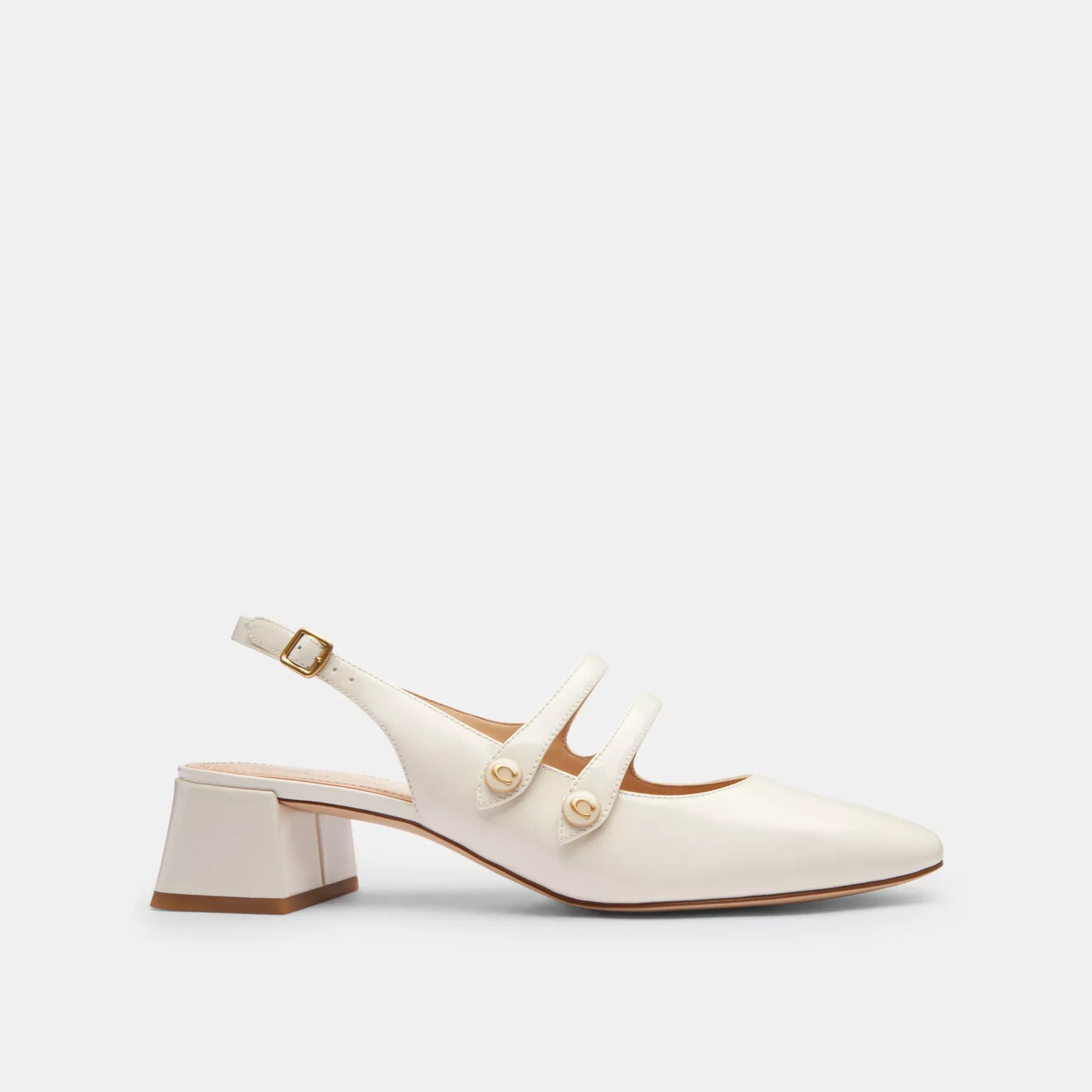Winley Slingback Mary Jane Chalk